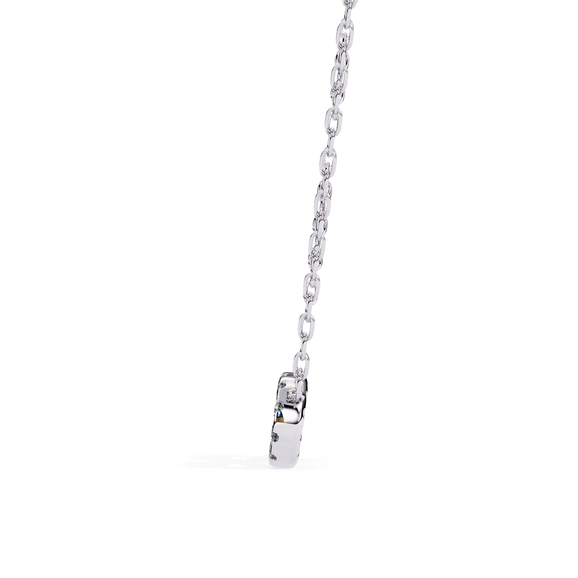 Elegant Gold Infinity 21 Diamond Pendant