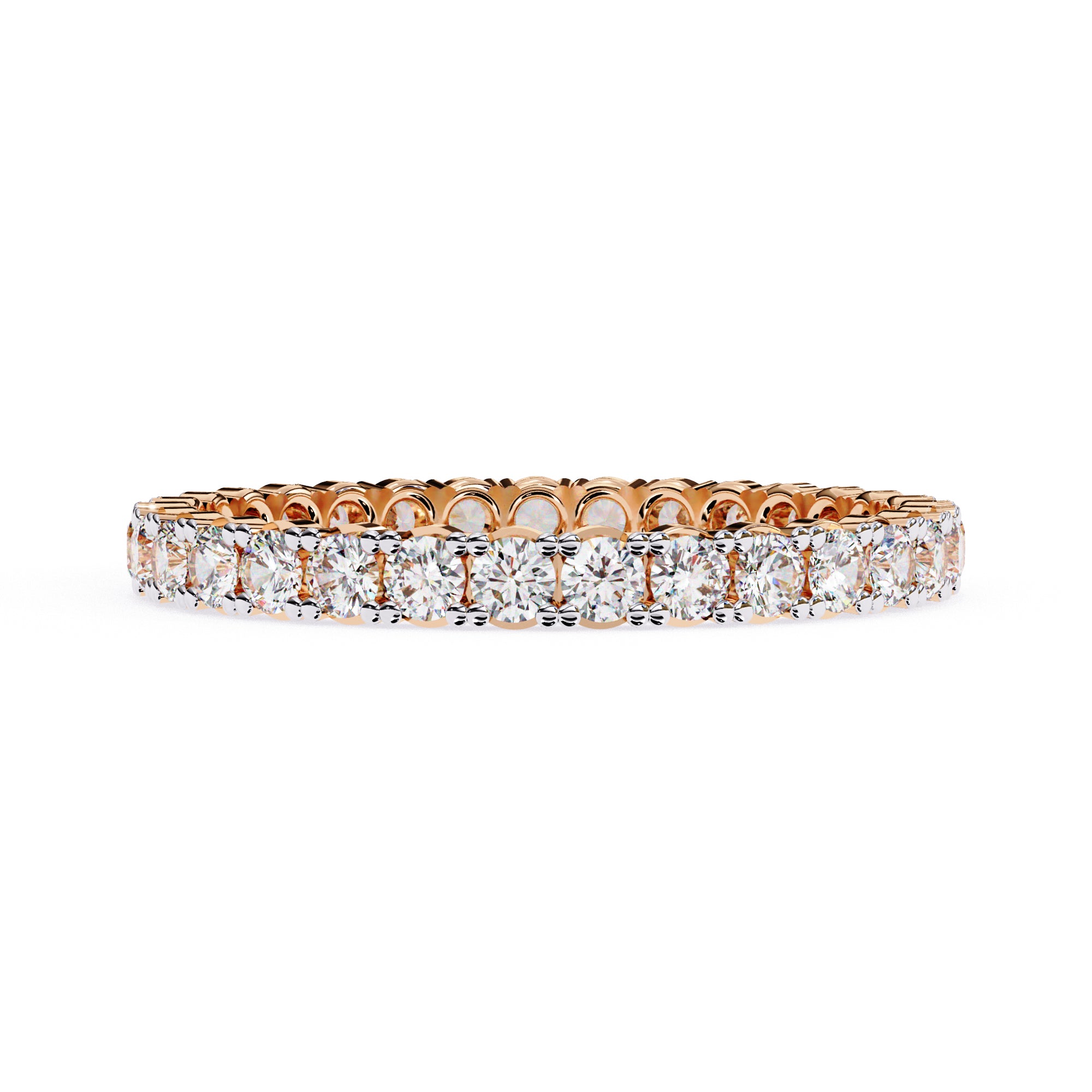 Gold Diamond Eternity Band