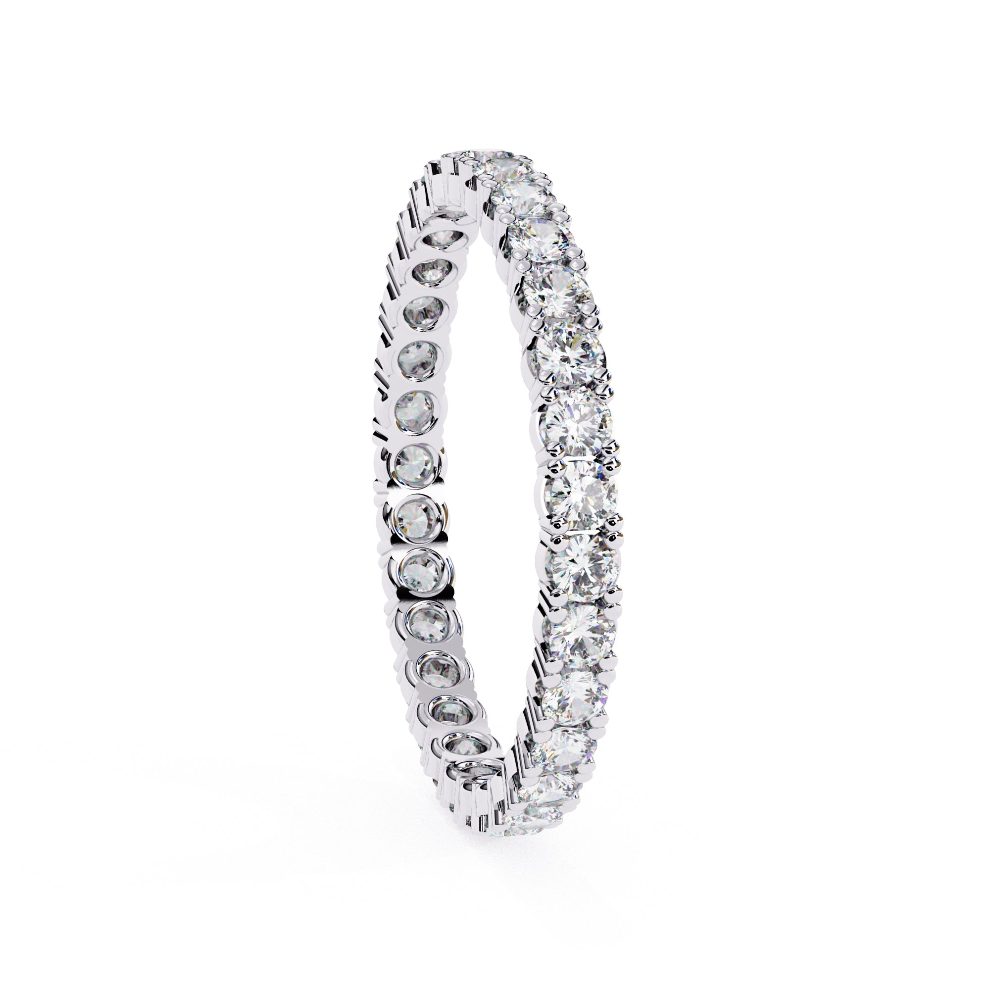 Gold Diamond Eternity Band