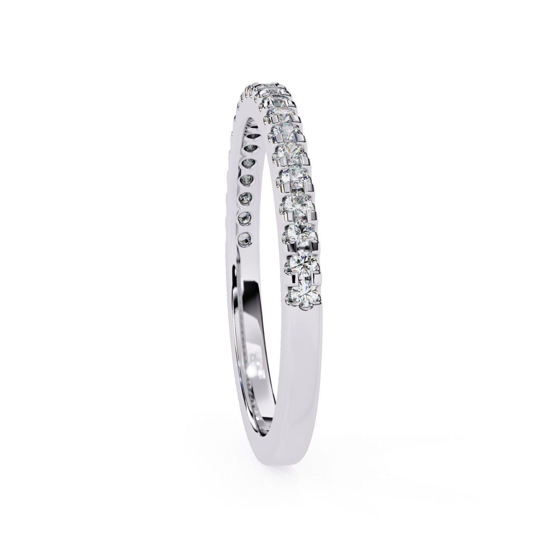The Endless Spark Diamond Half Eternity Band in Gold