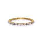 11ct Round Cut Diamond Tennis Bracelet in Gold