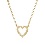 Heart-shaped lab grown diamond pendant