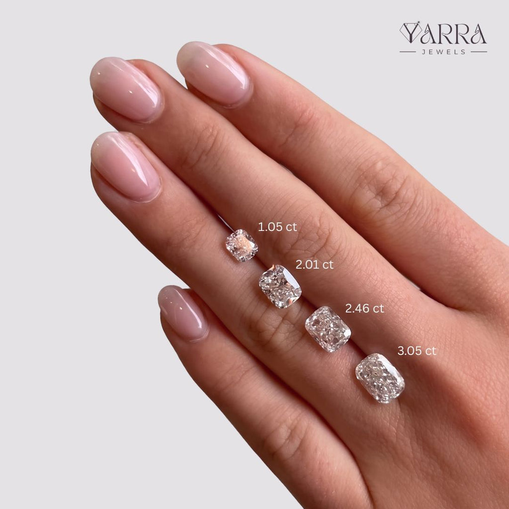 Cushion-Cut Diamond Halo Engagement Ring in Gold
