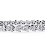 Luxury lab grown diamond tennis bracelet