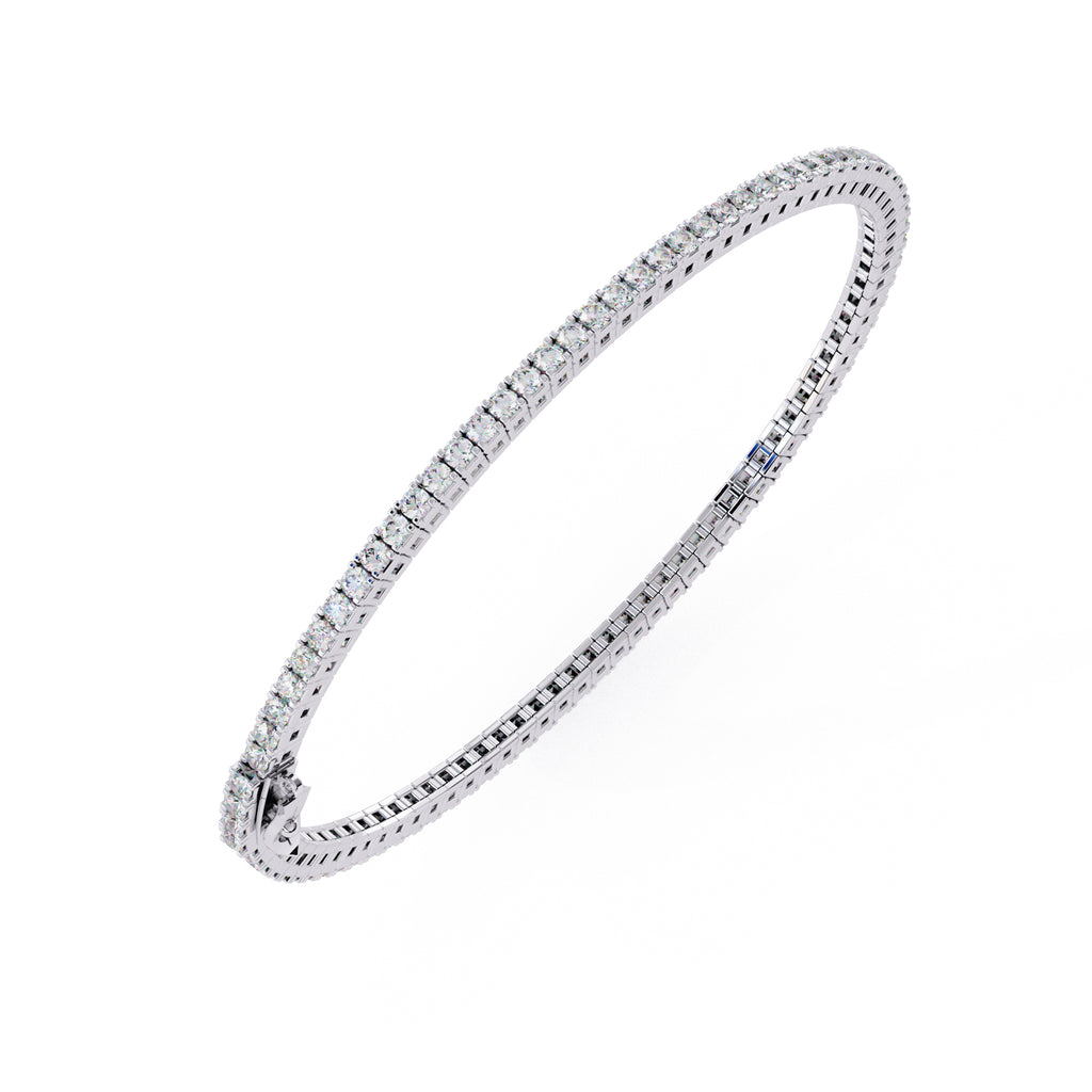 White Gold diamond tennis bangle trending in Melbourne