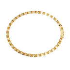 Gold diamond tennis bracelet