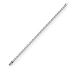Diamond white gold bangle for women