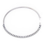 White Gold lab grown diamond tennis bracelet