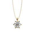 Solitaire 6-Prong Setting Round Diamond Pendant