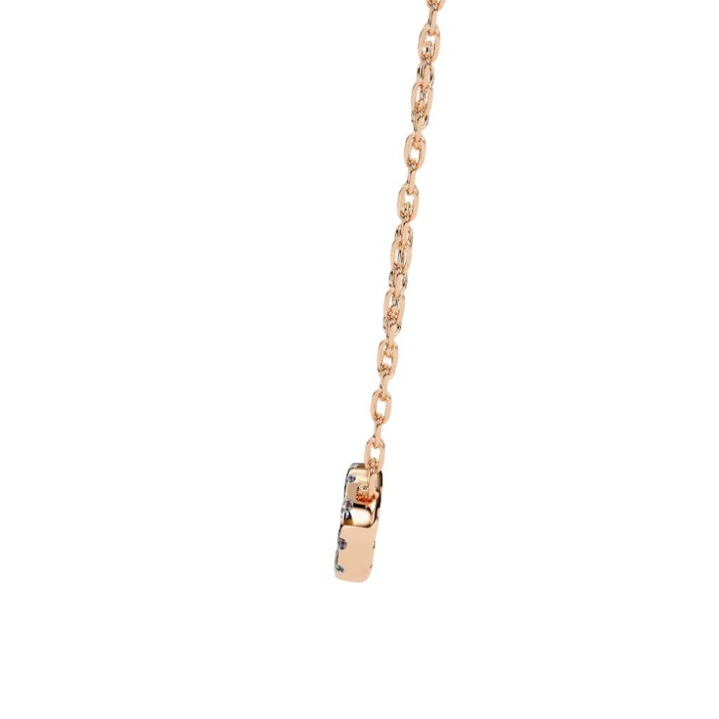 Rose Gold chain with infinity diamond pendant