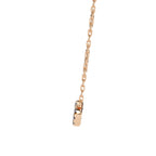 Rose Gold chain with infinity diamond pendant