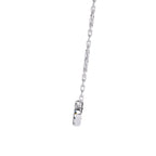 White Gold chain with infinity diamond pendant
