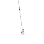 Modern white gold diamond pendant