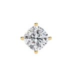 Classic round solitaire diamond pendant design