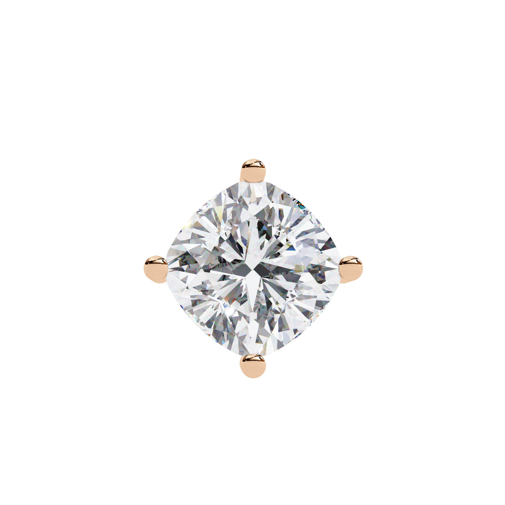 Classic round solitaire diamond pendant design