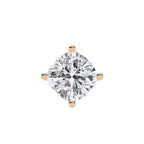 Classic round solitaire diamond pendant design