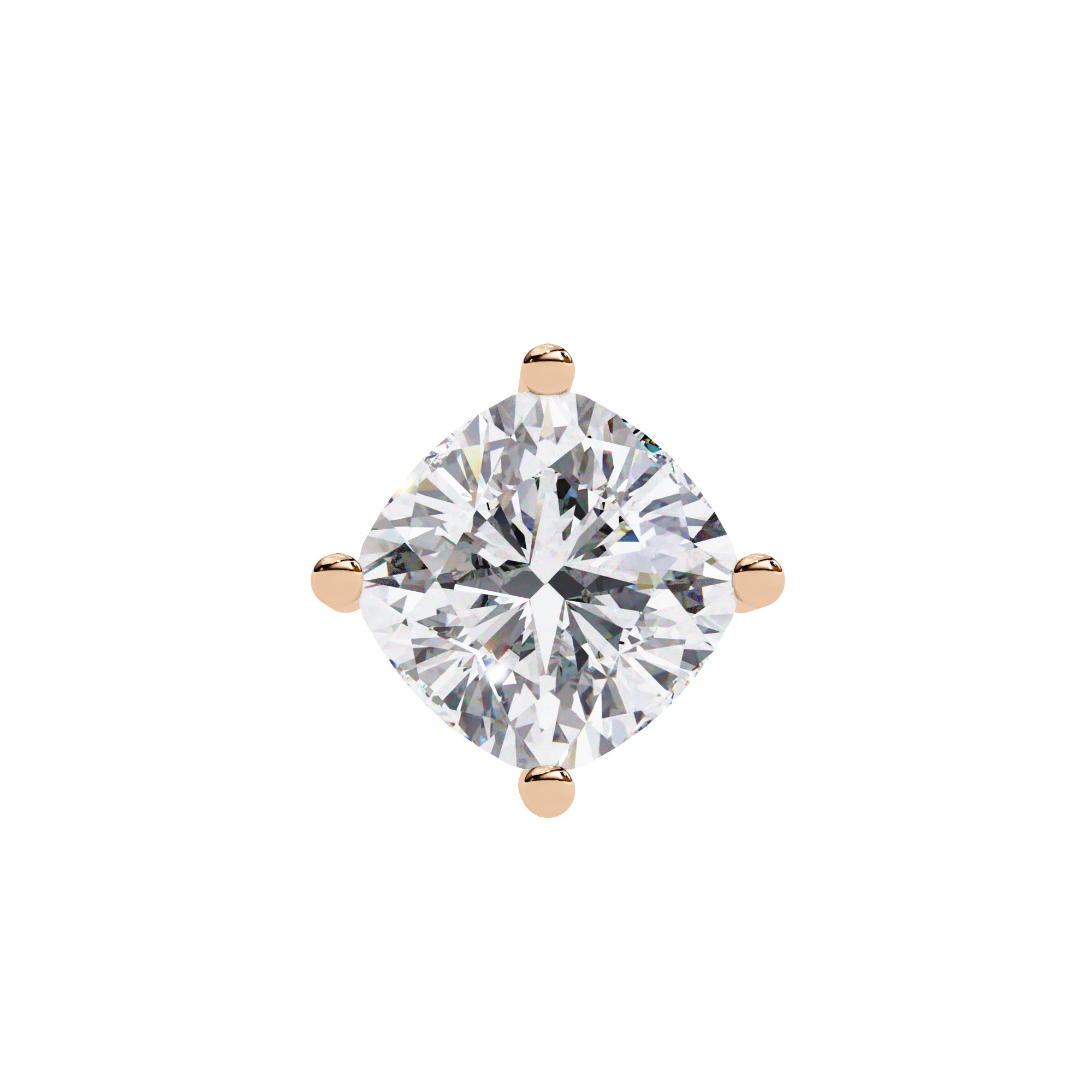 Classic round solitaire diamond pendant design