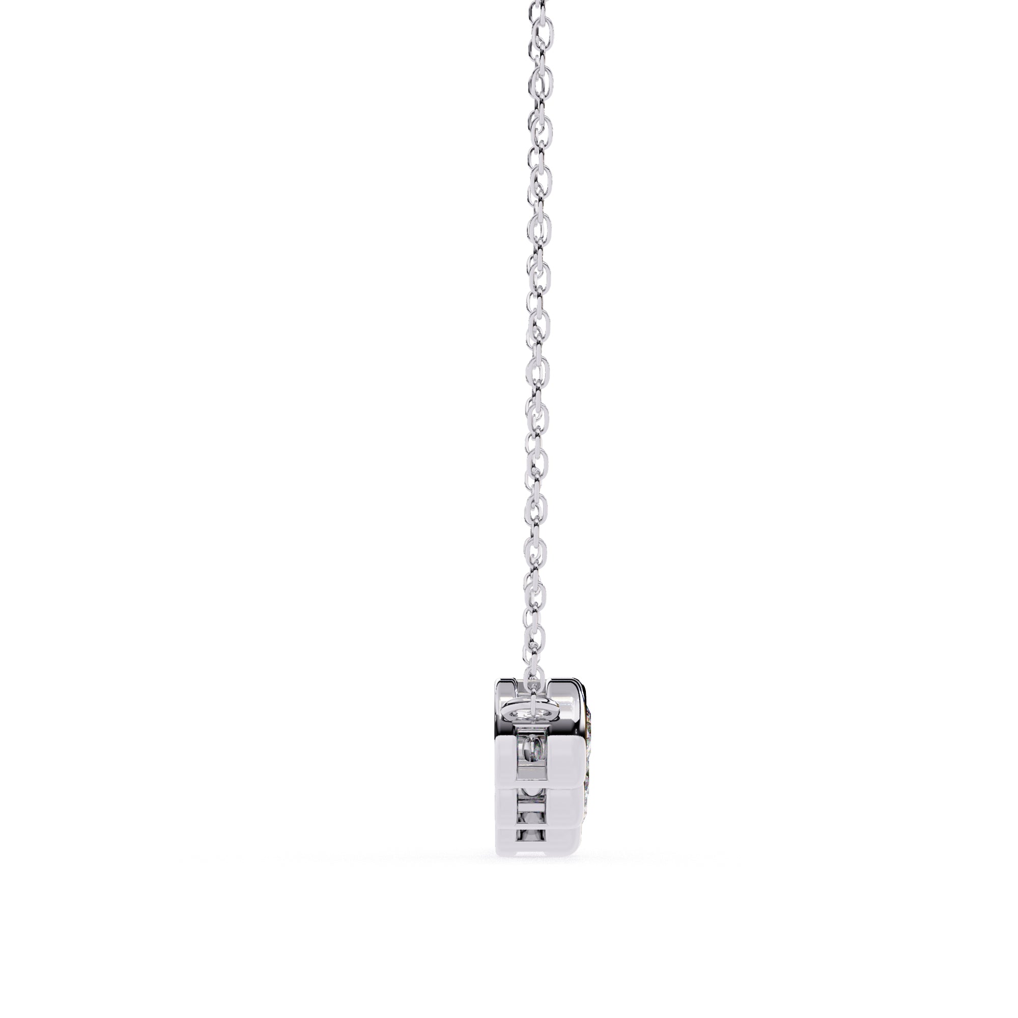 Delicate Necklace Chain in White Gold