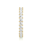 Princess-Cut Diamond Wedding Band in Gold