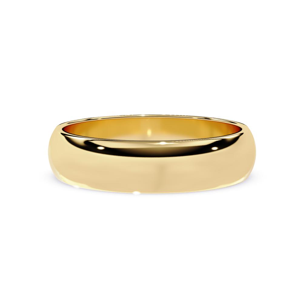 Classic gold wedding band