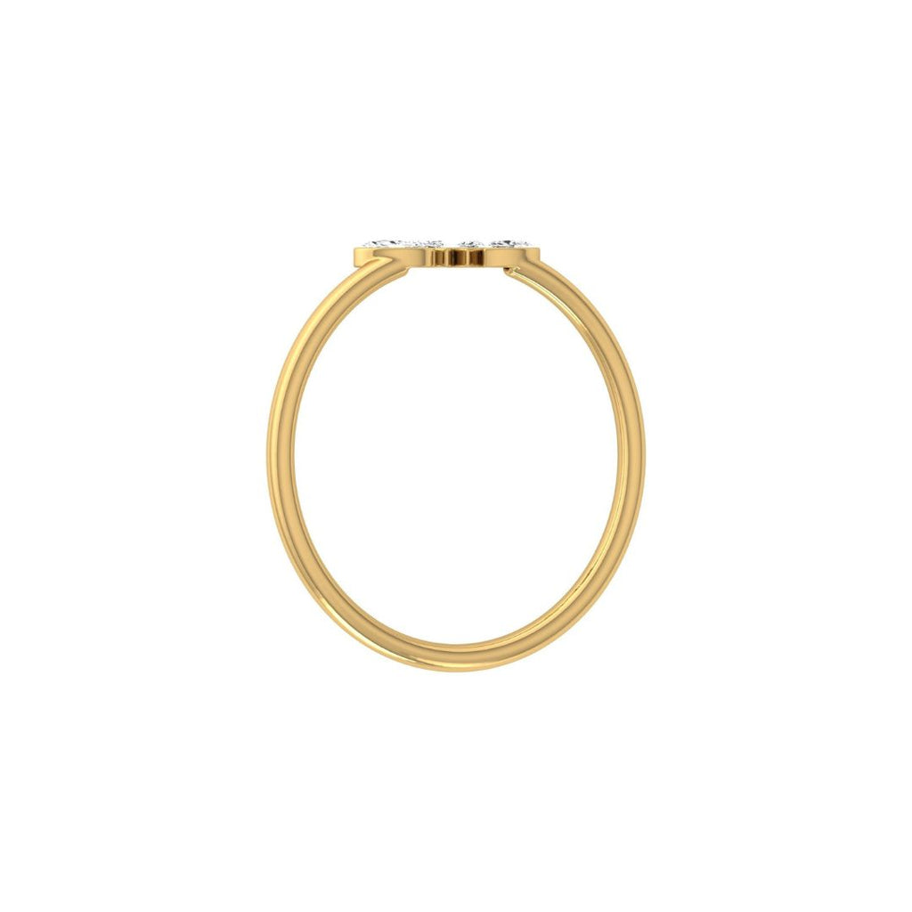 Diamond ring for women in gold