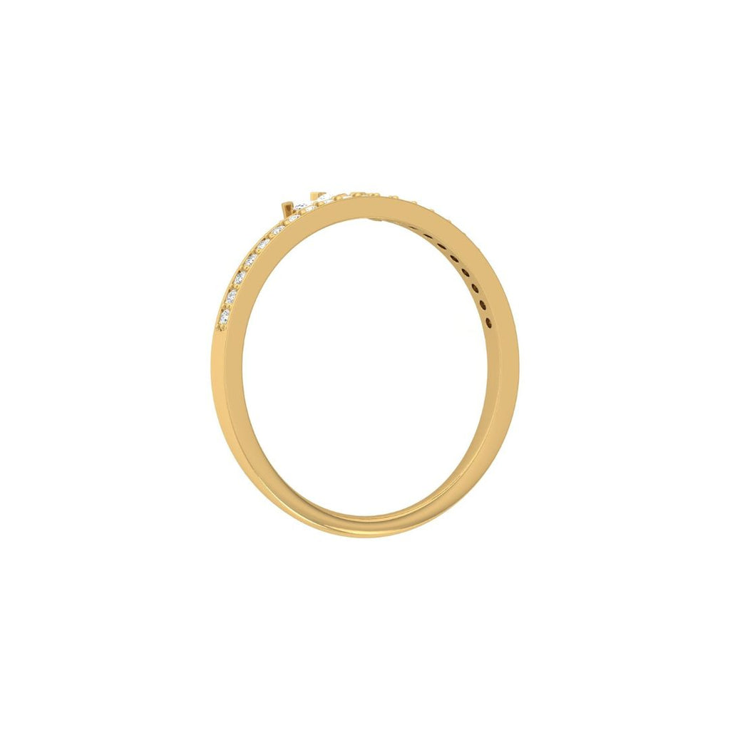 Diamond Wedding Band in Gold