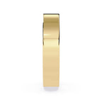 Luxury princess solitaire diamond band