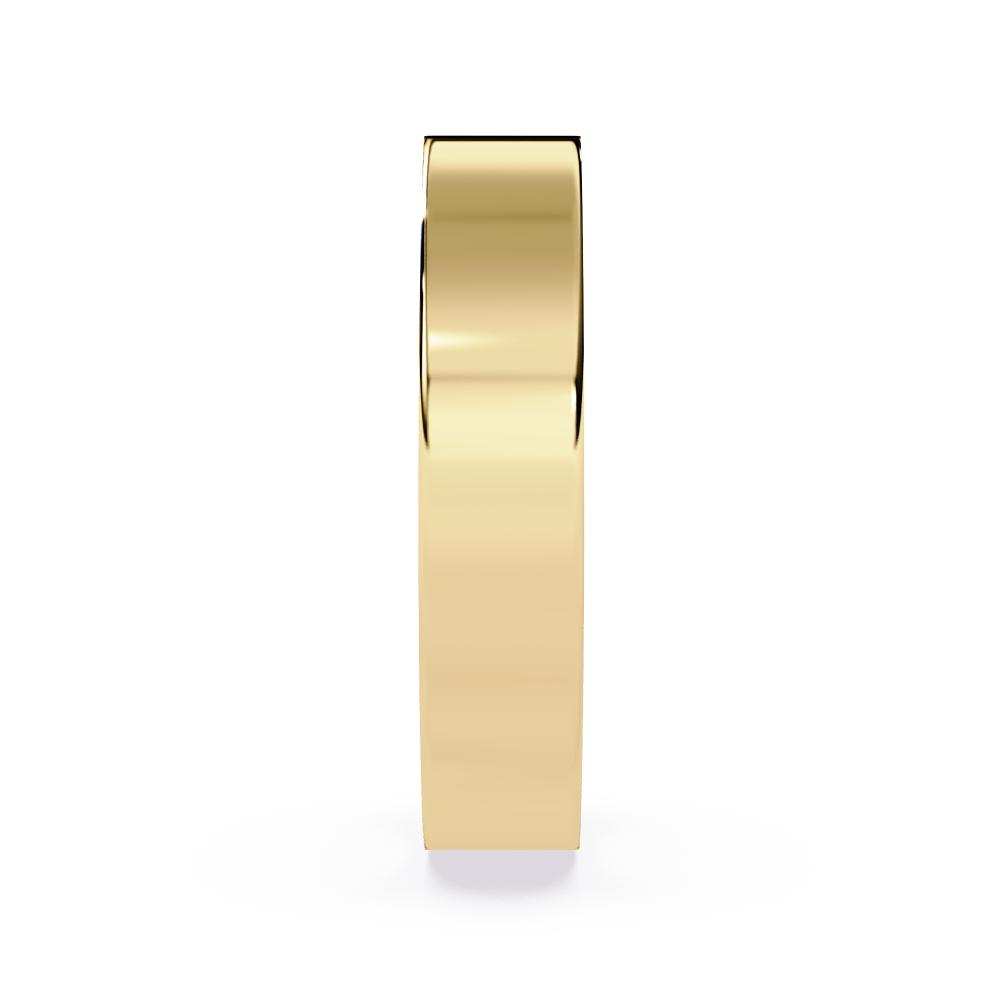 Luxury princess solitaire diamond band