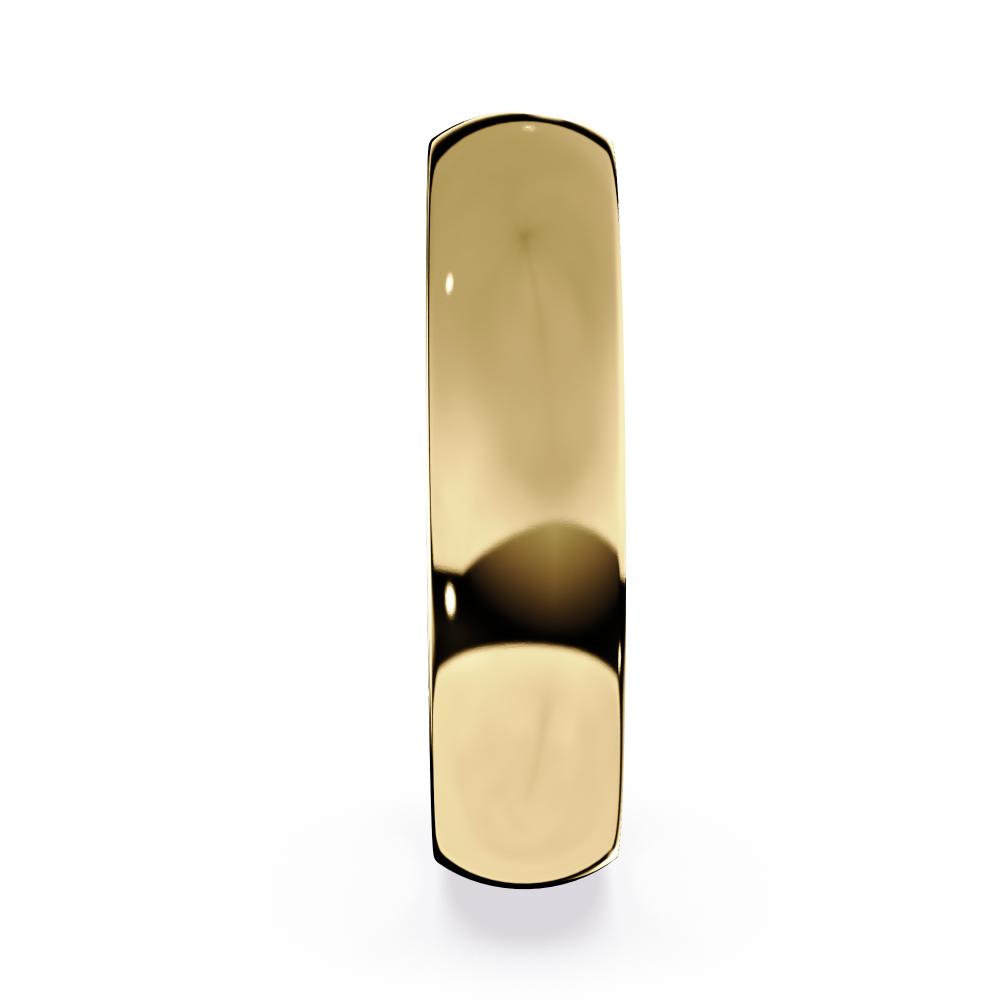 Simple luxury gold wedding band