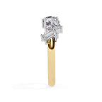 Unique geometric diamond band