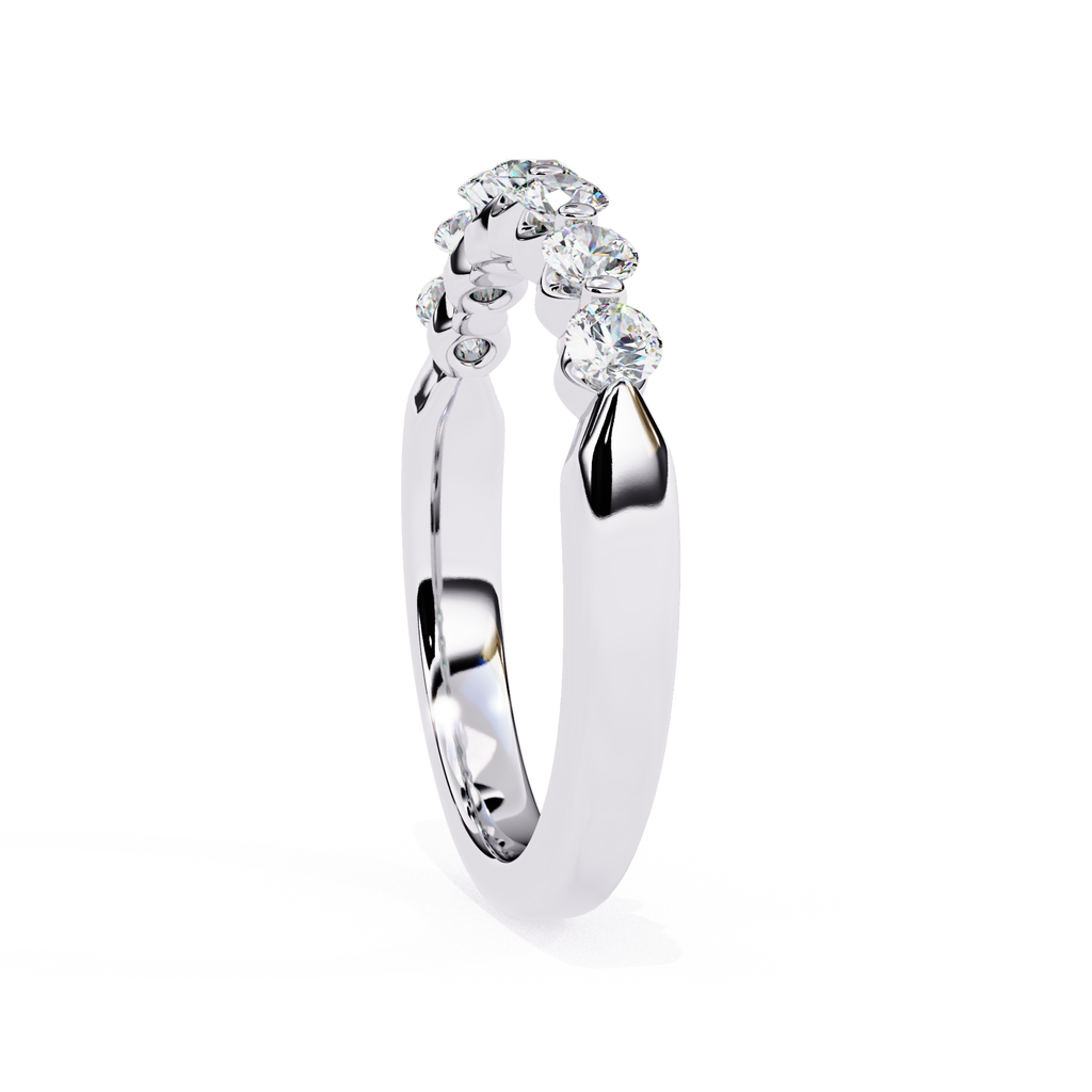 Everyday wear diamond wedding band