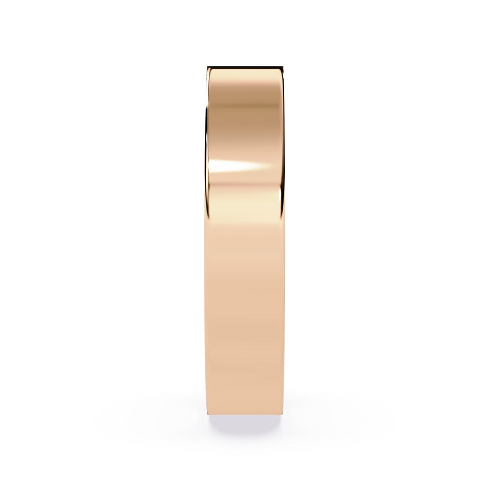 Luxury princess solitaire diamond band