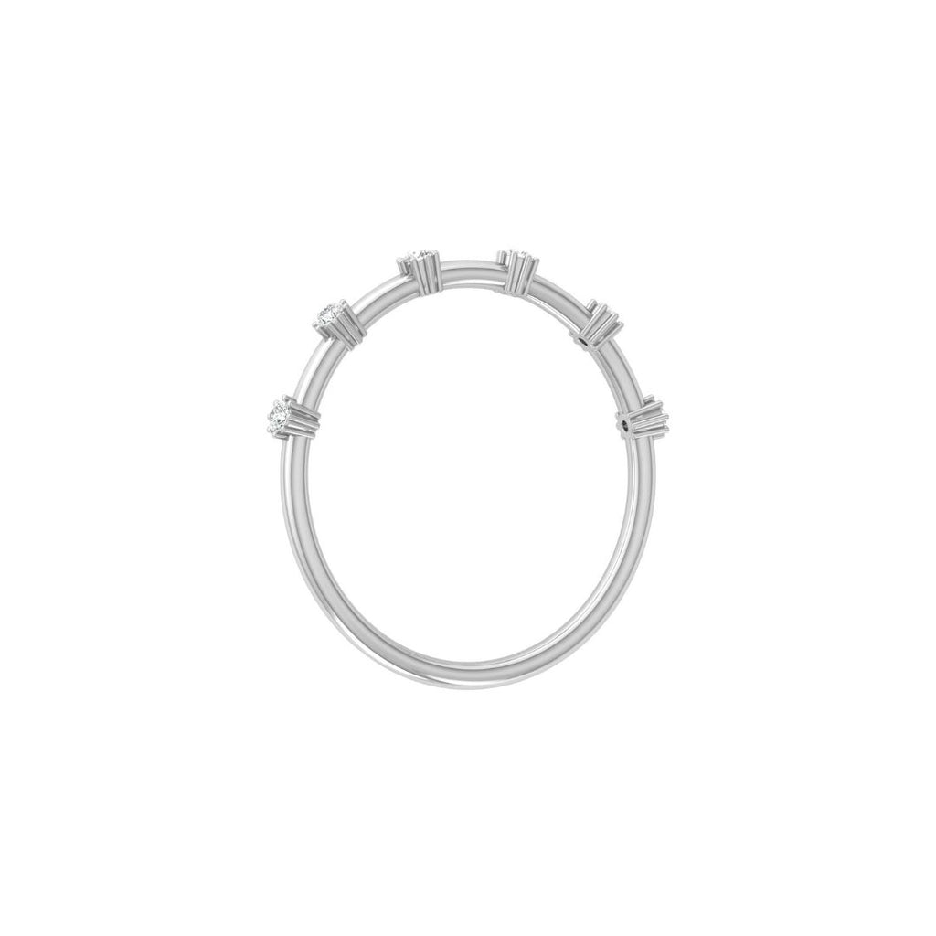 Classic Wedding Band in White Gold