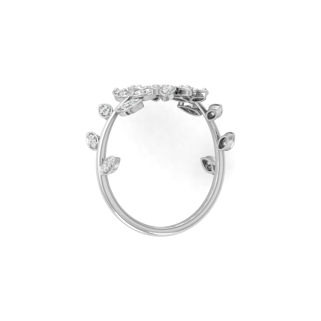 Diamond Ring in White Gold