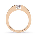 Minimalist princess diamond band for everyday wear