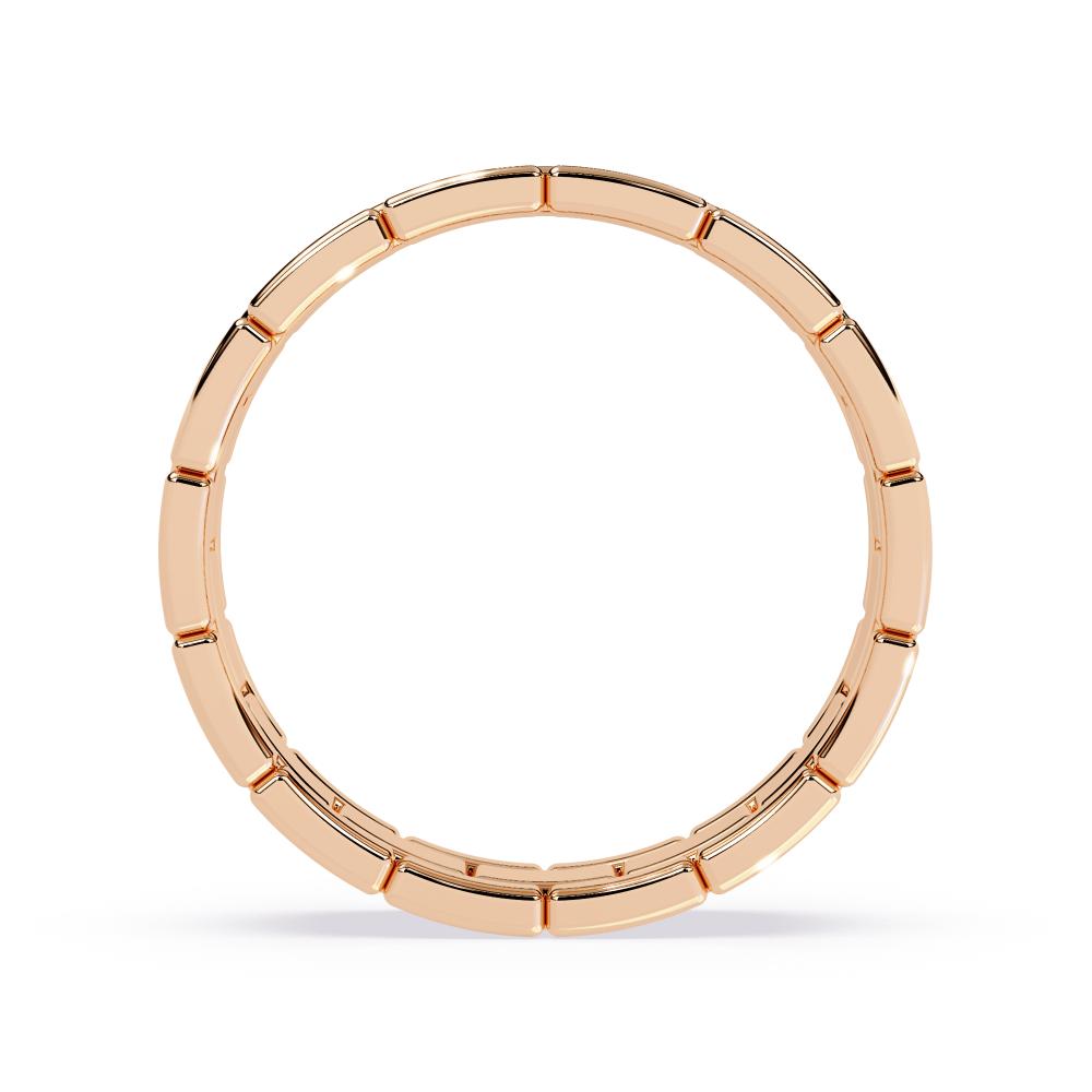 Bright Honey Gold Wedding Band