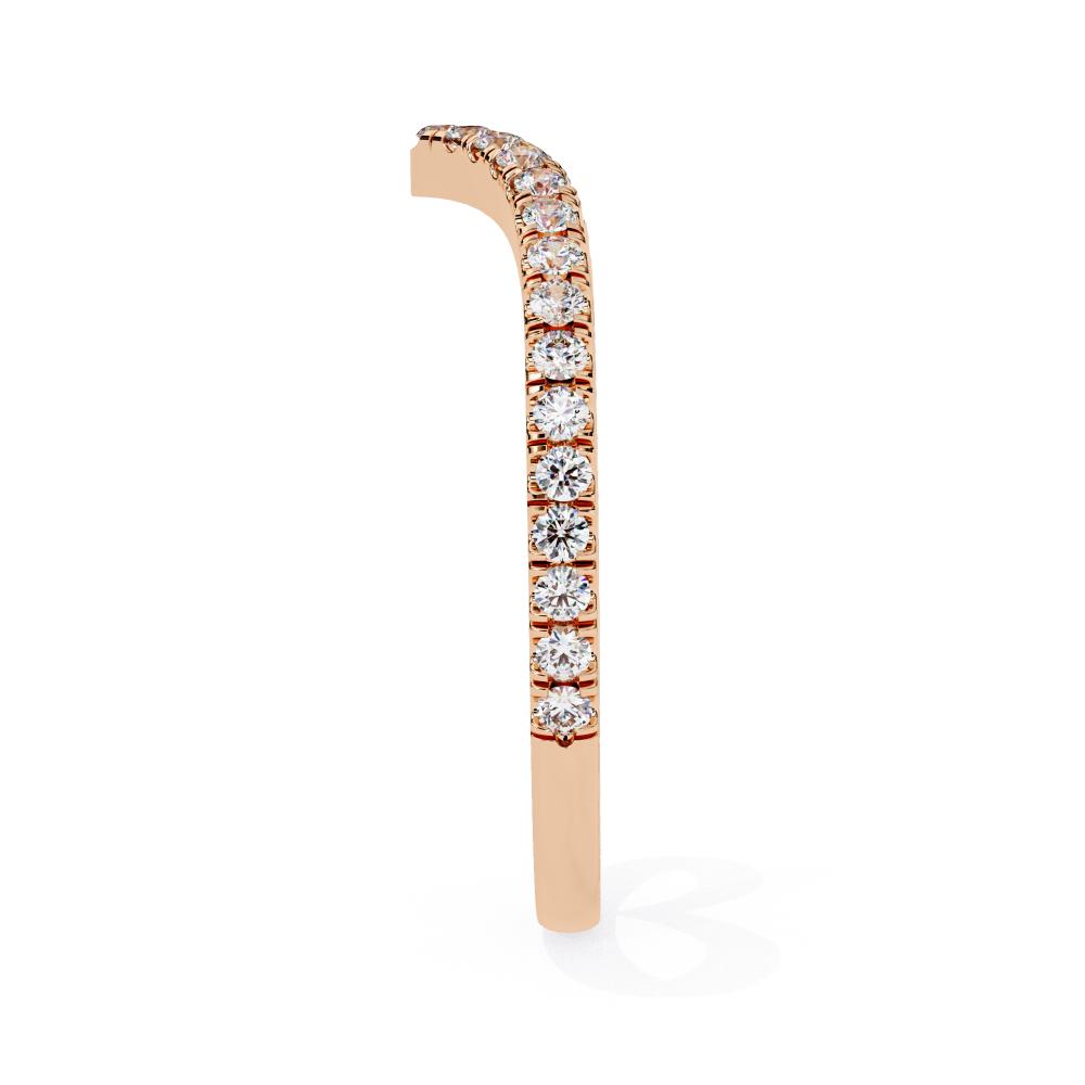Diamond V curve stacking band