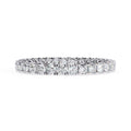 Round Full Eternity Diamond Band in White Gold