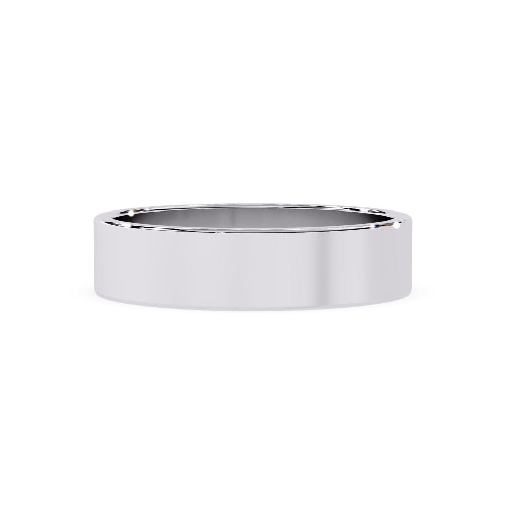 Classic white gold wedding band