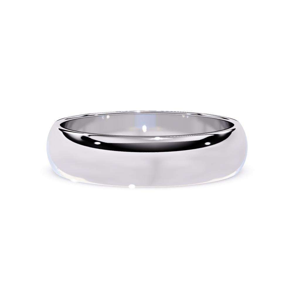 Classic white gold wedding band