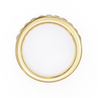 Yellow Gold Full eternity diamond wedding band
