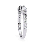 Luxury marquise-cut diamond wedding band