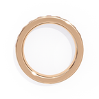 Premium lab diamond rose gold band