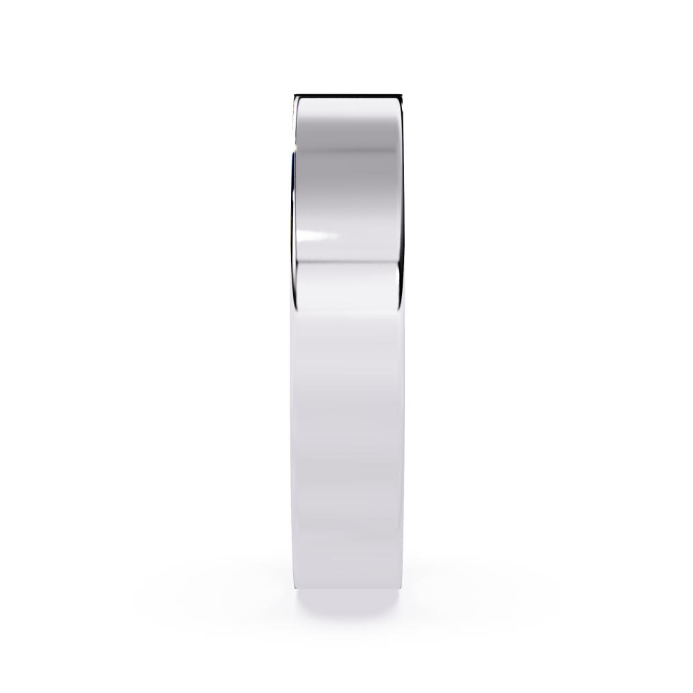 Luxury princess solitaire diamond band