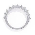 Vintage inspired diamond wedding band
