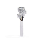 Unique geometric diamond band