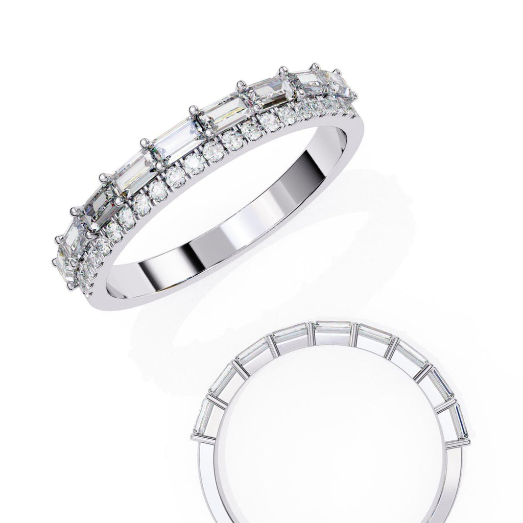 Wedding Bands on a white background