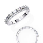 Wedding Bands on a white background