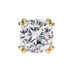 Designer cushion diamond stud earrings