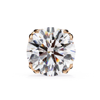 Elegant Round cut diamond stud earrings